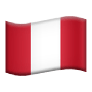 🇵🇪 Emoji Bandera: Perú en Apple iOS 17.4.
