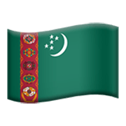 Flagge: Turkmenistan Apple iOS 17.4.