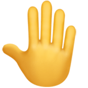 🤚 Emoji Dorso Da Mão Levantado na Apple iOS 17.4.