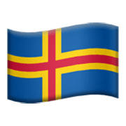 Bandera: Islas Åland Apple iOS 17.4.
