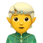 Emoji 🧝 Elfo su Apple iOS 17.4.