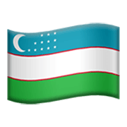 🇺🇿 Emoji Bandeira: Uzbequistão na Apple iOS 17.4.