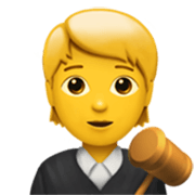 🧑‍⚖️ Emoji Juiz No Tribunal na Apple iOS 17.4.