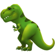 Emoji 🦖 T-Rex su Apple iOS 17.4.