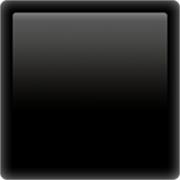 ⬛ Emoji Quadrado Preto Grande na Apple iOS 17.4.