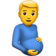 🫃 Emoji Hombre Embarazado en Apple iOS 17.4.