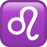 Emoji ♌ Segno Zodiacale Del Leone su Apple iOS 17.4.