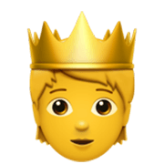 🫅 Emoji Persona Con Corona en Apple iOS 17.4.