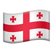 Emoji 🇬🇪 Bandiera: Georgia su Apple iOS 17.4.