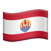 Flagge: Französisch-Polynesien Apple iOS 17.4.
