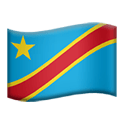 Flagge: Kongo-Kinshasa Apple iOS 17.4.