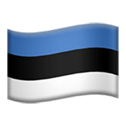 Flagge: Estland Apple iOS 17.4.