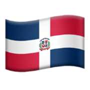 Flagge: Dominikanische Republik Apple iOS 17.4.