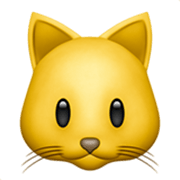 Émoji 🐱 Tête De Chat sur Apple iOS 17.4.