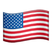 🇺🇸 Emoji Bandeira: Estados Unidos na Apple iOS 17.4.