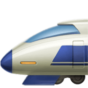 Émoji 🚅 Train à Grande Vitesse sur Apple iOS 17.4.