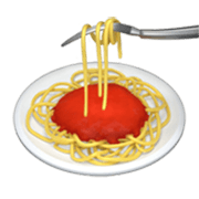 🍝 Emoji Espagueti en Apple iOS 17.4.