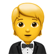 🤵 Emoji Person im Smoking Apple iOS 17.4.