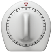 ⏲️ Emoji Relógio Temporizador na Apple iOS 17.4.