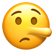 🤥 Emoji lügendes Gesicht Apple iOS 17.4.