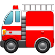 Emoji 🚒 Camion Dei Pompieri su Apple iOS 17.4.