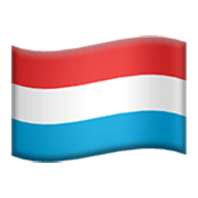 🇱🇺 Emoji Bandera: Luxemburgo en Apple iOS 17.4.