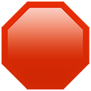Émoji 🛑 Stop sur Apple iOS 17.4.
