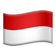 🇮🇩 Emoji Bandera: Indonesia en Apple iOS 17.4.