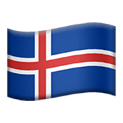 Bandeira: Islândia Apple iOS 17.4.