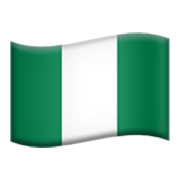 🇳🇬 Emoji Bandera: Nigeria en Apple iOS 17.4.