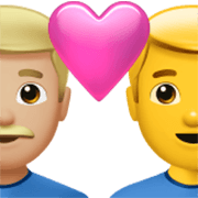 Couple Avec Cœur - Homme: Peau Moyennement Claire, Hombre Apple iOS 17.4.