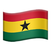 🇬🇭 Emoji Bandera: Ghana en Apple iOS 17.4.