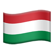 Émoji 🇭🇺 Drapeau : Hongrie sur Apple iOS 17.4.