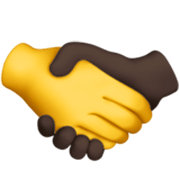🫱‍🫲🏿 Emoji Aperto De Mãos: Sem Tom De Pele, Pele Escura na Apple iOS 17.4.