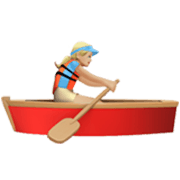 Emoji 🚣🏼‍♀️ Donna In Barca A Remi: Carnagione Abbastanza Chiara su Apple iOS 17.4.