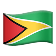 🇬🇾 Emoji Bandera: Guyana en Apple iOS 17.4.