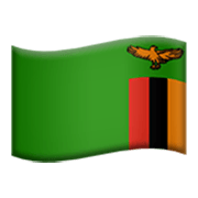 🇿🇲 Emoji Bandera: Zambia en Apple iOS 17.4.