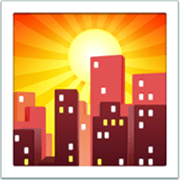 Émoji 🌇 Coucher De Soleil sur Apple iOS 17.4.
