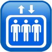 Emoji 🛗 Ascensore su Apple iOS 17.4.