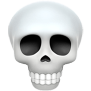 Émoji 💀 Crâne sur Apple iOS 17.4.
