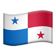 Flagge: Panama Apple iOS 17.4.