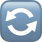 Emoji 🔄 Pulsante Con Frecce Che Ruotano In Senso Antiorario su Apple iOS 17.4.