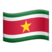 Flagge: Suriname Apple iOS 17.4.