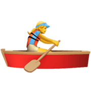 Emoji 🚣‍♀️ Donna In Barca A Remi su Apple iOS 17.4.