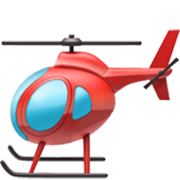🚁 Emoji Helicóptero en Apple iOS 17.4.