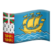 Flagge: St. Pierre und Miquelon Apple iOS 17.4.