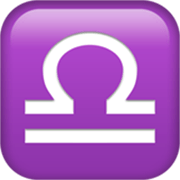 ♎ Emoji Waage (Sternzeichen) Apple iOS 17.4.