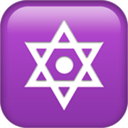 Hexagramm mit Punkt Apple iOS 17.4.