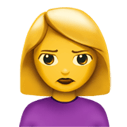 Émoji 🙎‍♀️ Femme Qui Boude sur Apple iOS 17.4.