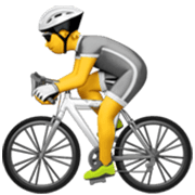 Emoji 🚴 Ciclista su Apple iOS 17.4.